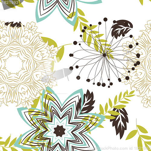 Image of seamless floral pattern