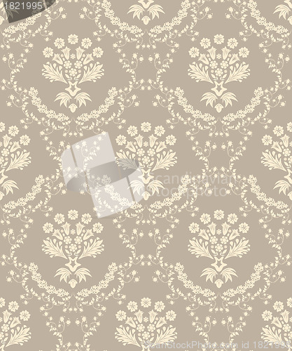 Image of seamless damask pattern