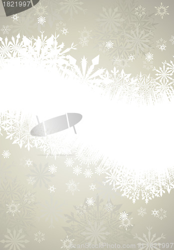 Image of winter frame background