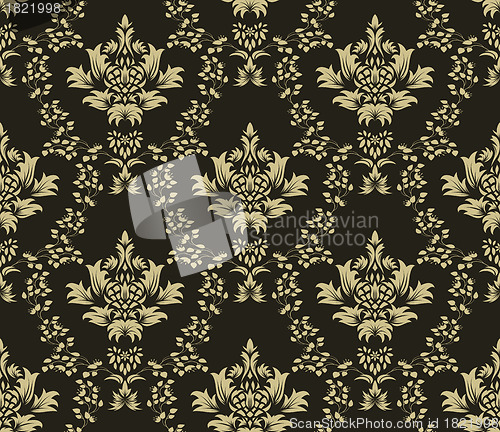 Image of seamless damask pattern