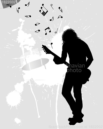 Image of rock guitarist