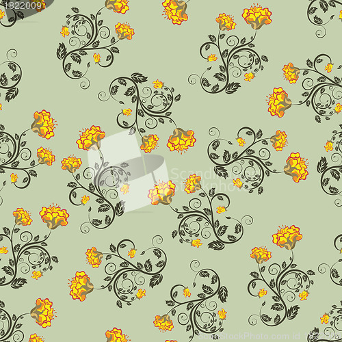 Image of seamless floral pattern