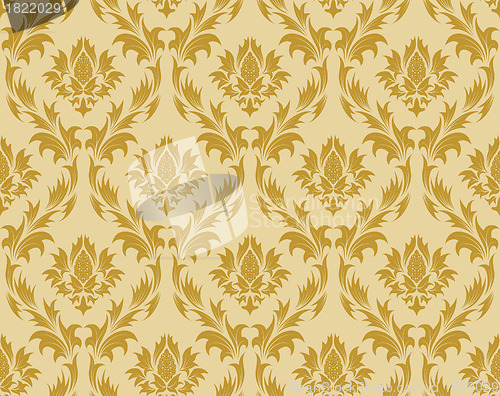 Image of seamless damask pattern