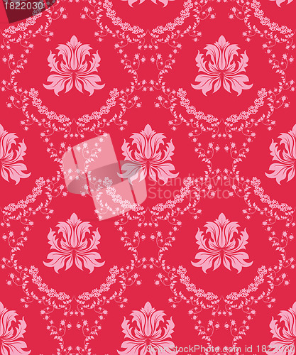 Image of seamless damask pattern