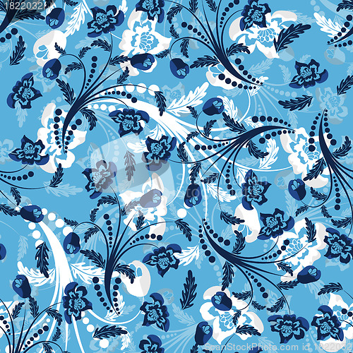 Image of seamless floral pattern