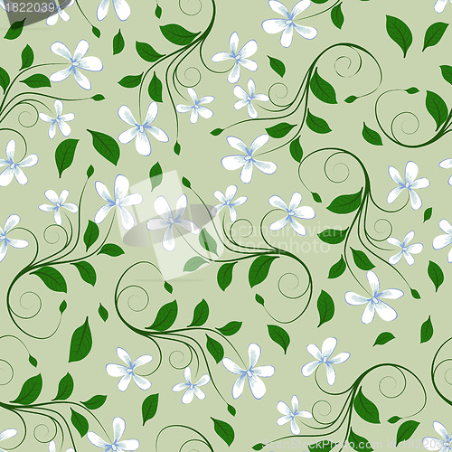 Image of seamless floral pattern