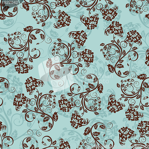 Image of seamless floral pattern