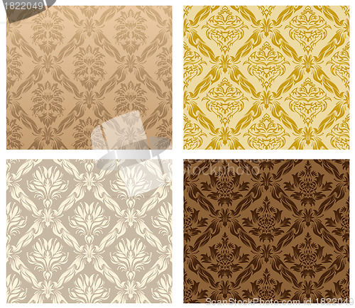 Image of seamless damask pattern