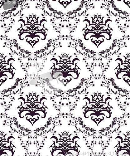 Image of seamless damask pattern