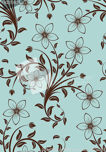 Image of seamless floral pattern