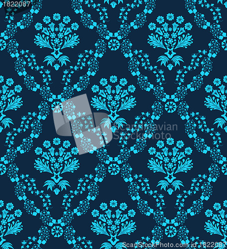 Image of seamless damask pattern