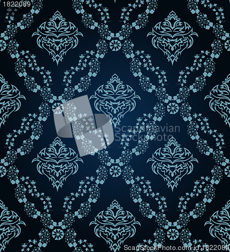 Image of seamless damask pattern