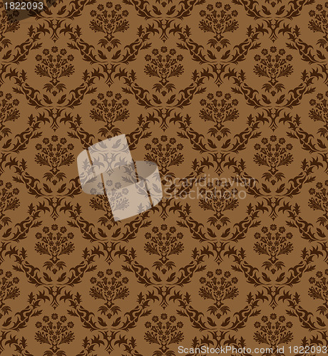 Image of seamless damask pattern