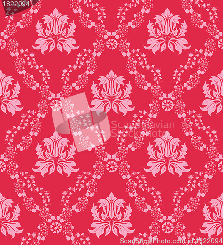 Image of seamless damask pattern