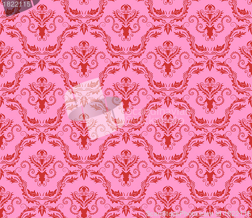 Image of seamless damask pattern