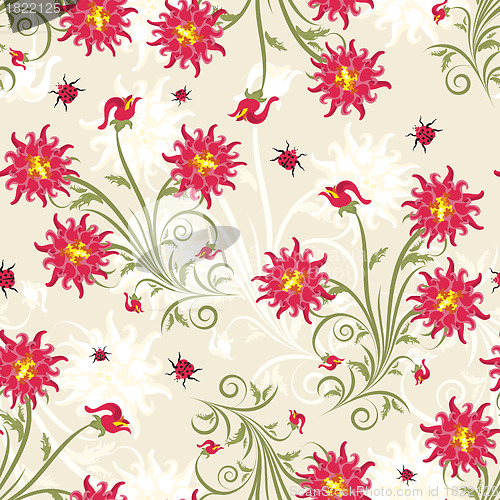 Image of seamless floral pattern