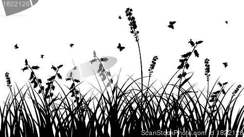 Image of meadow silhouettes