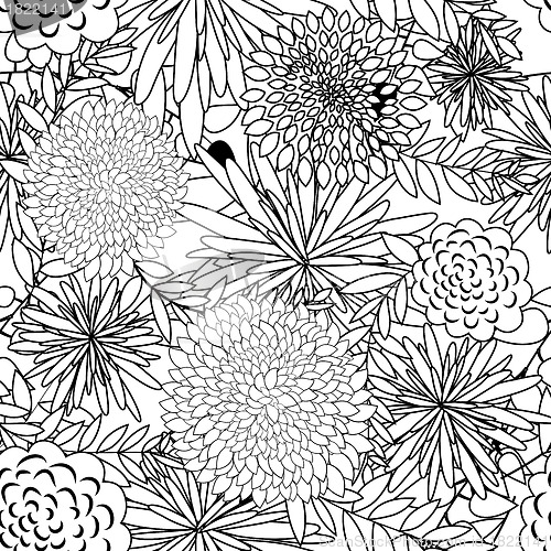 Image of seamless floral pattern