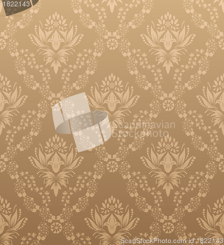 Image of seamless damask pattern