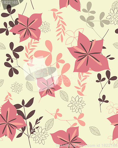 Image of seamless floral pattern
