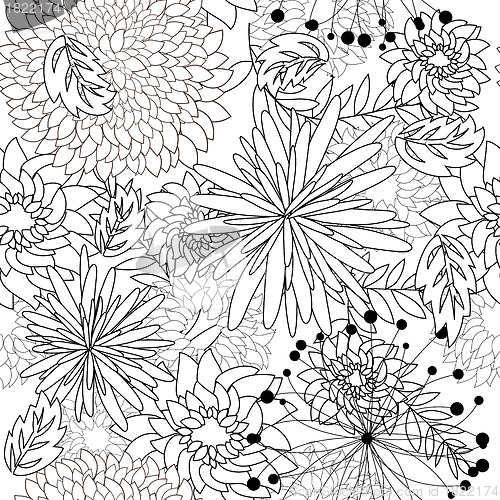 Image of seamless floral pattern
