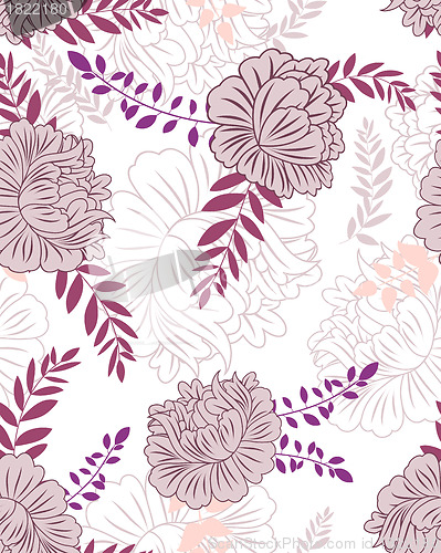 Image of seamless floral pattern