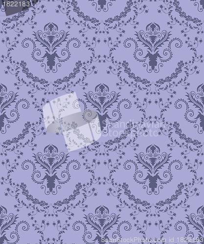 Image of seamless damask pattern