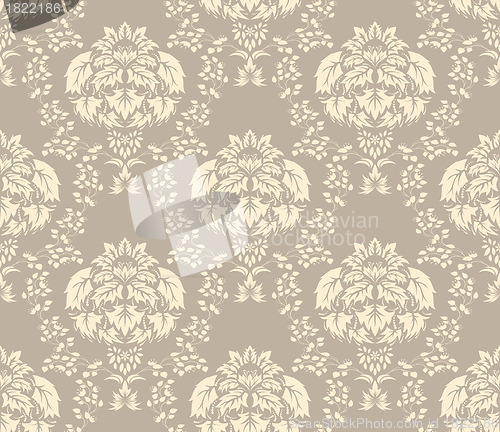 Image of seamless damask pattern