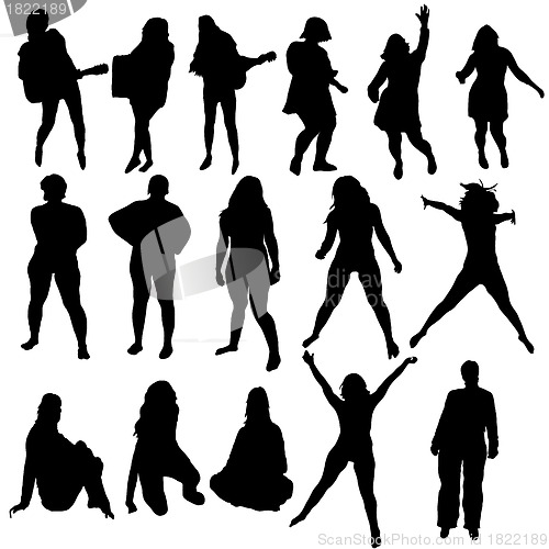 Image of women silhouettes