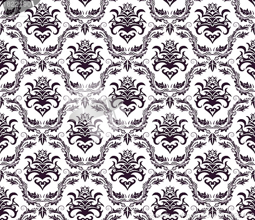 Image of seamless damask pattern