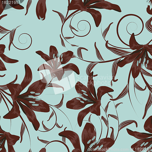Image of seamless floral pattern