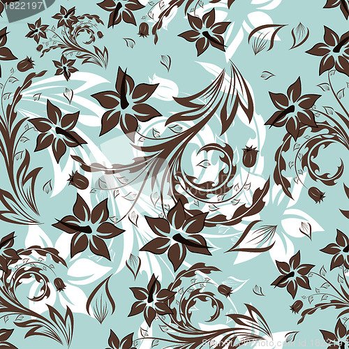 Image of seamless floral background