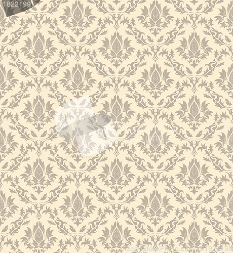 Image of seamless damask pattern