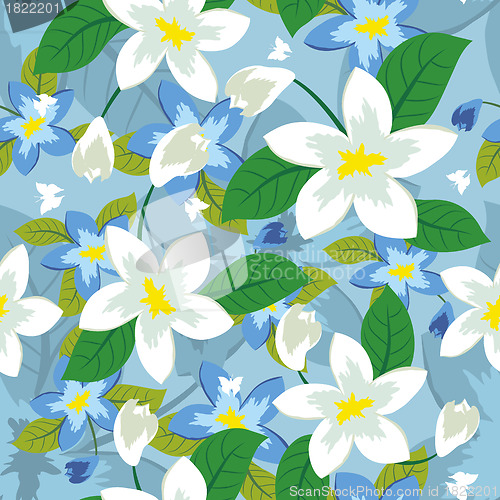 Image of seamless floral pattern