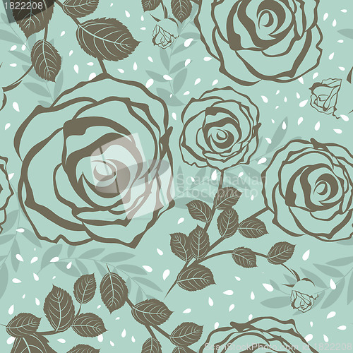 Image of seamless floral pattern