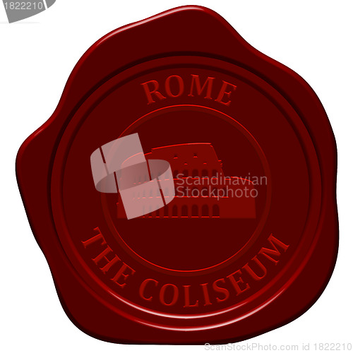 Image of coliseum sealing wax