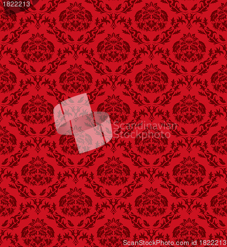 Image of seamless damask pattern