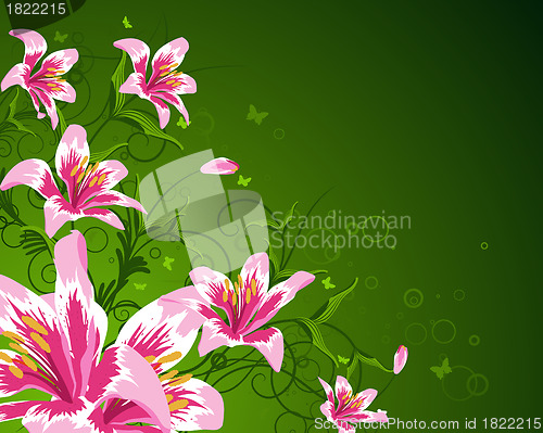 Image of floral background