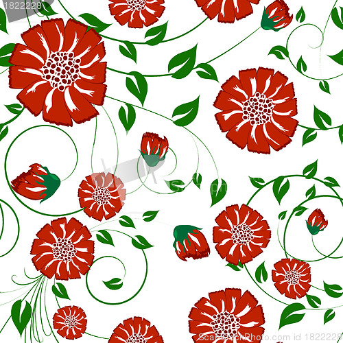 Image of seamless floral pattern