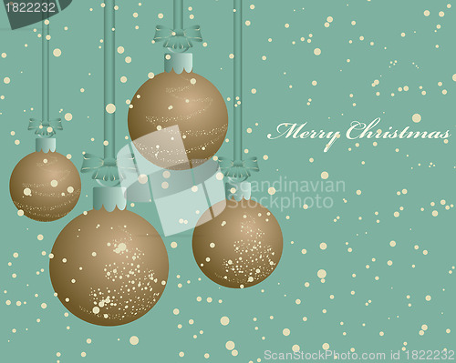 Image of retro christmas card