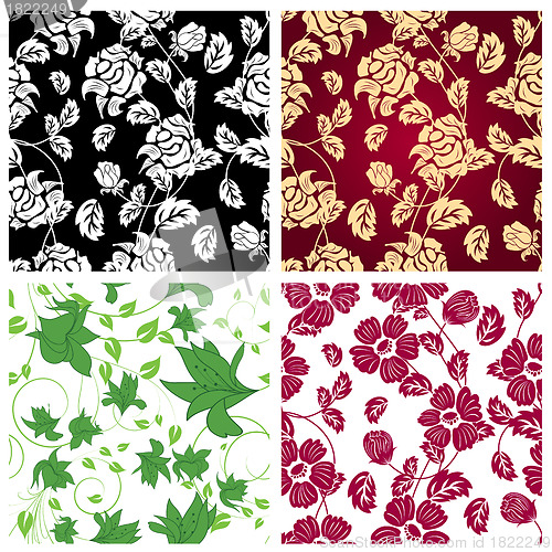 Image of seamless floral pattern