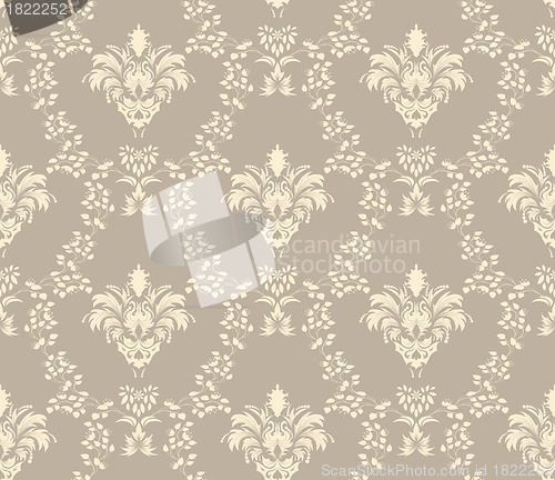Image of seamless damask pattern