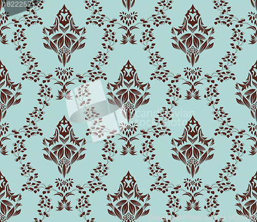 Image of seamless damask pattern