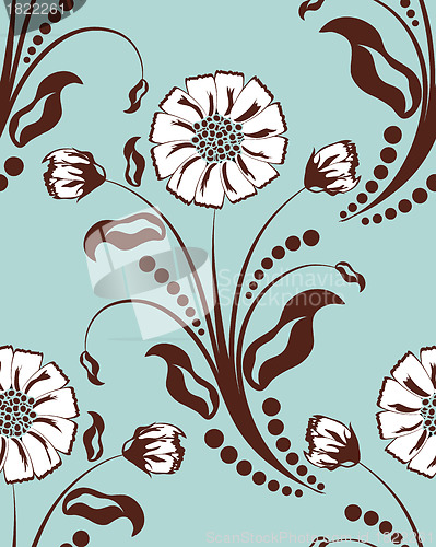 Image of seamless floral pattern