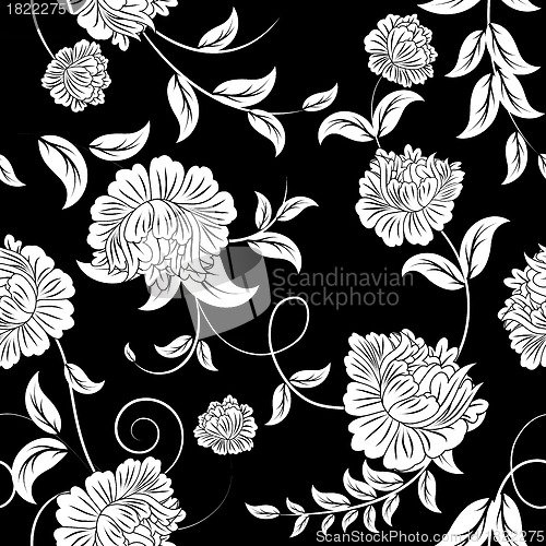 Image of seamless floral pattern