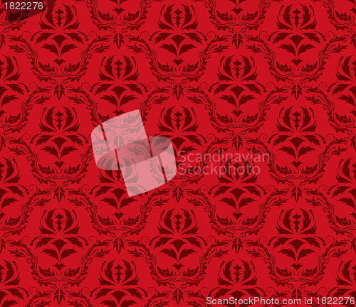 Image of seamless damask pattern