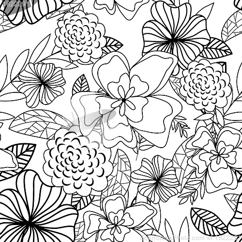 Image of seamless floral pattern