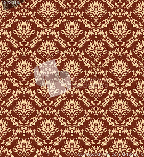 Image of seamless damask pattern