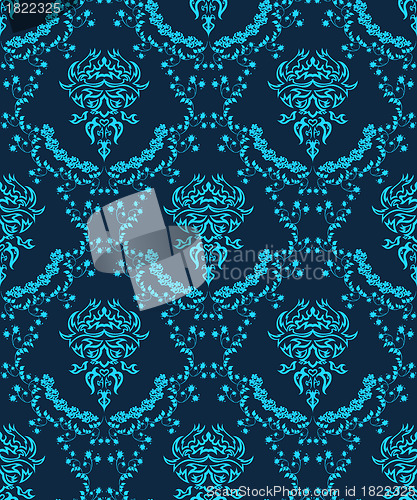 Image of seamless damask pattern