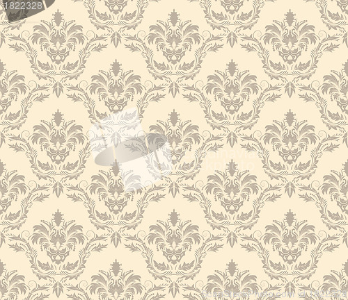 Image of seamless damask pattern